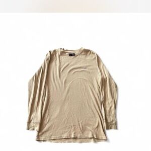 Men's Beige Long Sleeve Tee